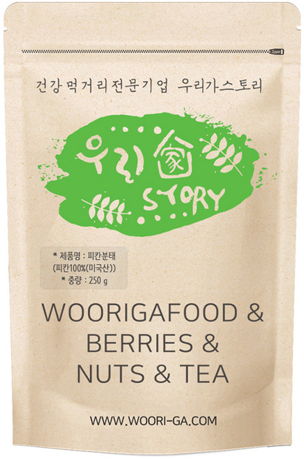 우리가스토리 피칸 분태, 250g, 1개