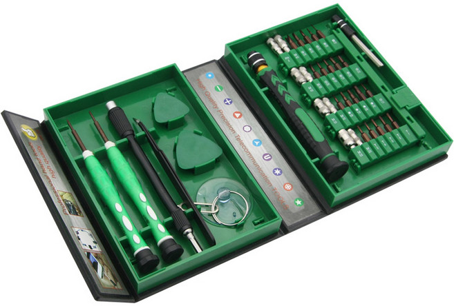 베리라이온 컴스마트 스마트폰 분해 수리 드라이버 세트 BT501, 1세트, 38종