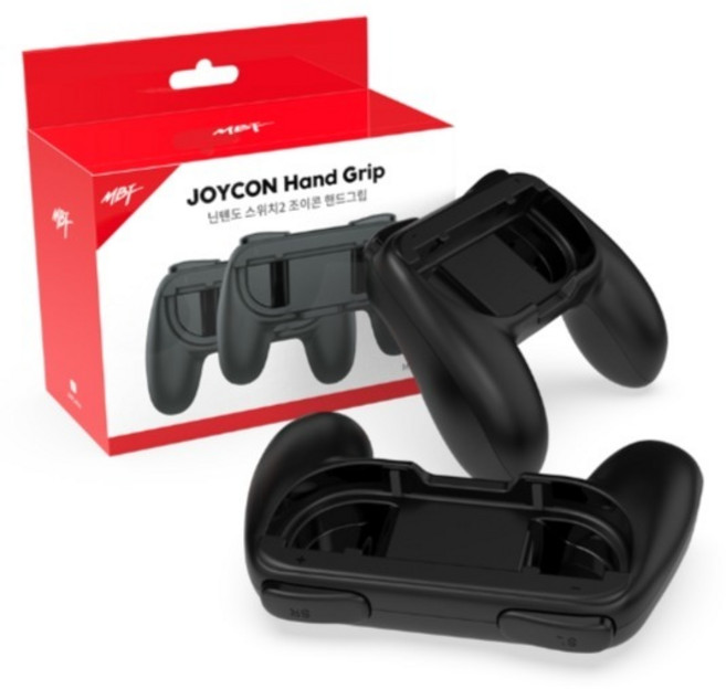 엠비에프 닌텐도 스위치2 조이콘 핸드그립, MBF-N2Grip, 블랙, 1세트
