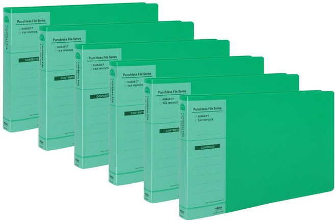 현풍 PP 세금철화일 UV인쇄 A5, 녹색, 6개