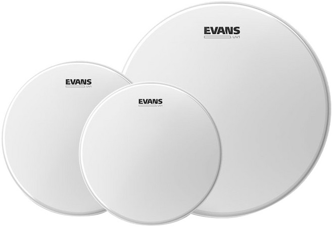 에반스 드럼헤드 탐헤드 10인치 + 12인치 + 14인치 세트 ETP-UV1-F 691719, 1세트