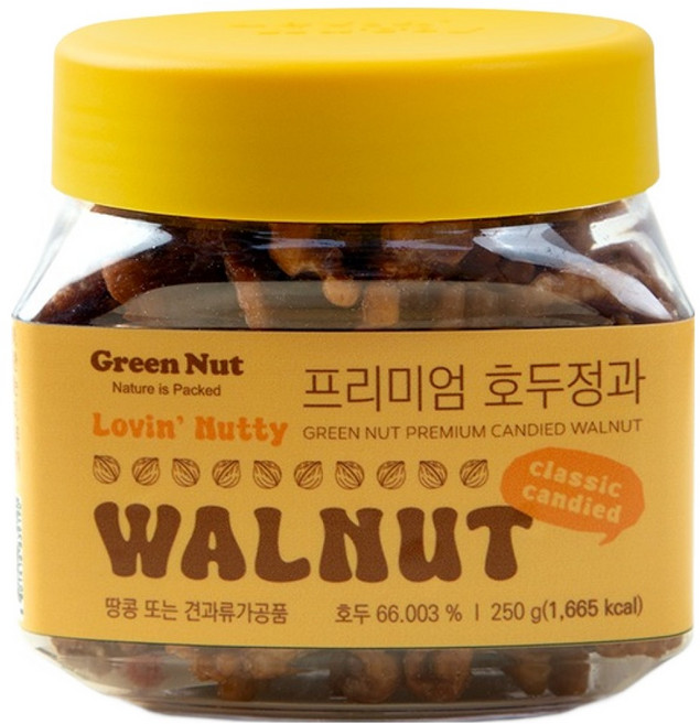 그린너트 프리미엄 호두정과, 250g, 1개