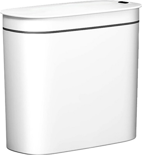 小麥購物 感應式垃圾桶 L709, 白色