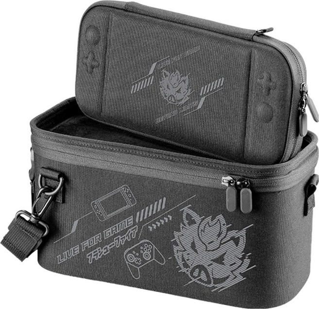 FlashFire 富雷迅 Switch2 組合式全配收納包, 黑色, SF02BK, 1個