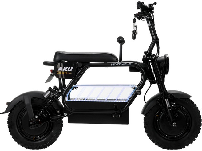 모토벨로 500W 20Ah 듀얼모터 전기 전동스쿠터 고객직접설치, 블랙, 1개, AKU COO