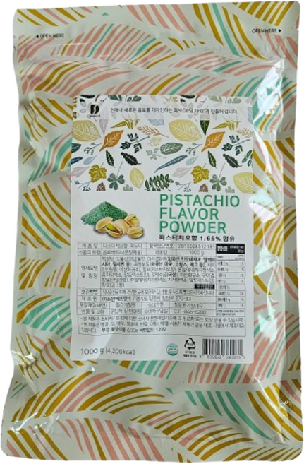파피루 피스타치오 파우더, 1kg, 1개
