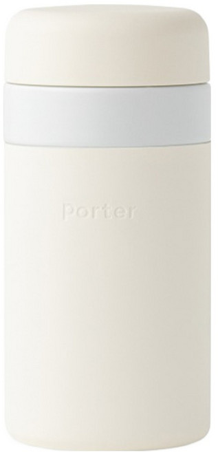 W&P 保溫保冷隨行杯, 350ml, 1個, 奶油色