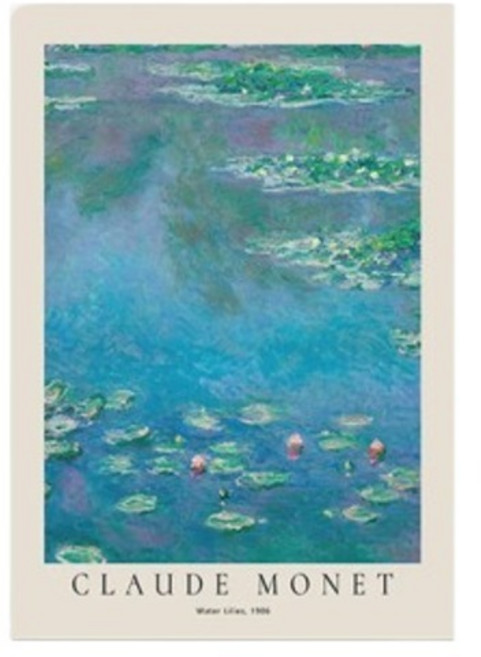 트레이드웨이 클로드 모네 명화 포스터, F타입