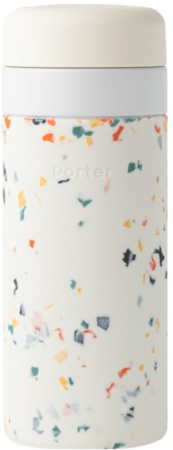 W&P 保溫保冷隨行杯, 500ml, 1個, 水磨石奶油