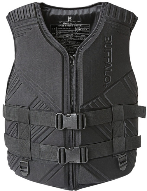 버팔로구명조끼 빅사이즈 구명조끼 A타입 100kg, 블랙
