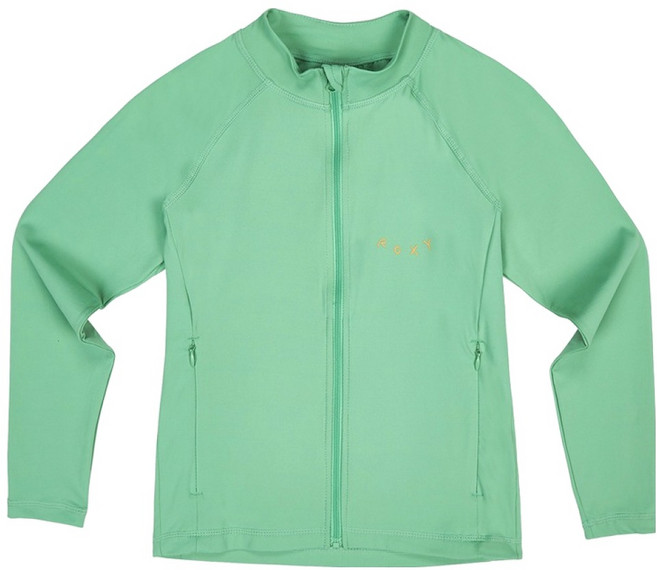 록시 옐로우 집업 래쉬가드 상의 TD21BR130NFK