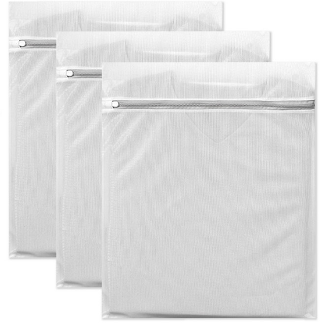 OLoBabee 洗衣袋 60 x 50cm, 3個, 白色