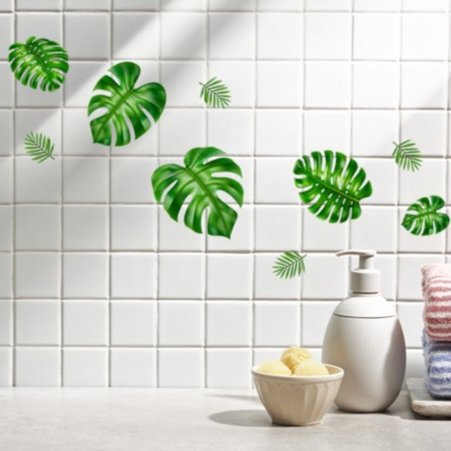 환타스틱스 플랜테리어 데코스티커 GDT-8101 2p, 몬스테라잎