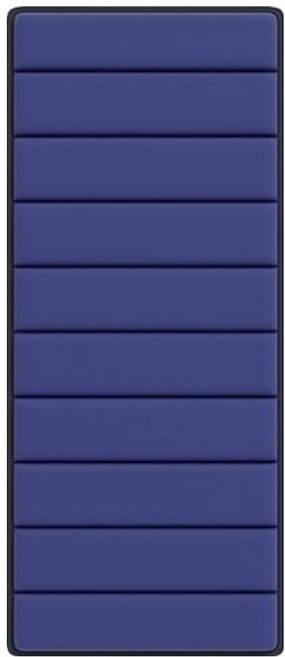 Ez2mk 차박 캠핑용 뒷좌석 접이식 매트 MS-1180, SUV, 네이비