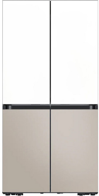 삼성전자 Bespoke AI 하이브리드 키친핏 637L 4도어 냉장고 방문설치, RM70F64R1ZG