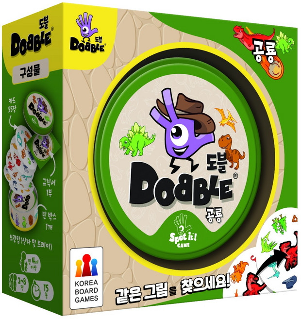 도블 코리아보드게임즈 공룡, 혼합색상, 1개