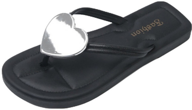 데이소이 큰 하트 고급스러운 쪼리