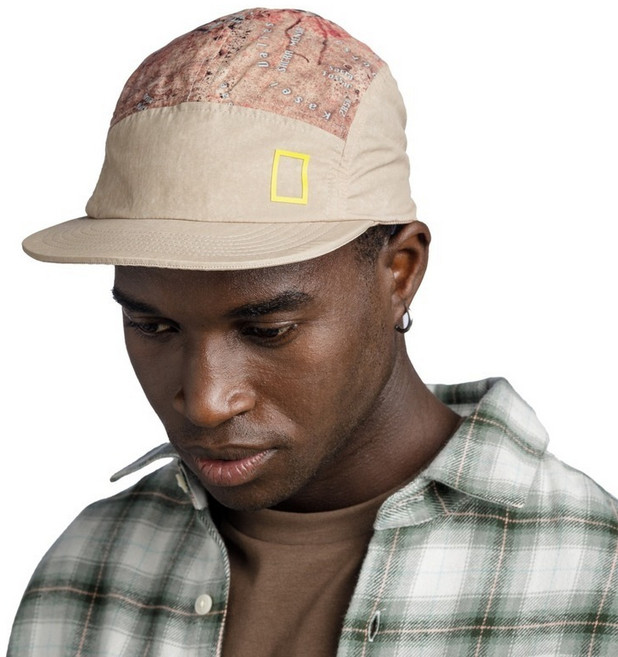 버프 남녀공용 5패널 익스플로어 스포츠 캡 내셔널지오그래픽, GEOS BRINDLE, 1개