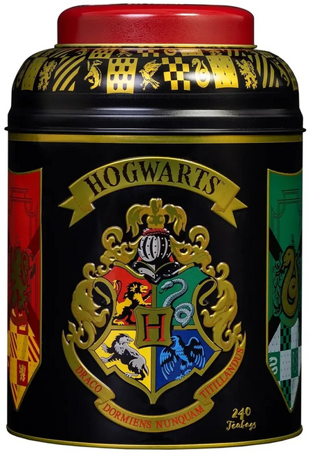 NEW ENGLISH TEAS 英式復古維多利亞豪華茶罐 混合英式早餐茶包 霍格華茲 哈利波特聯名款, 2g, 1罐, 240包