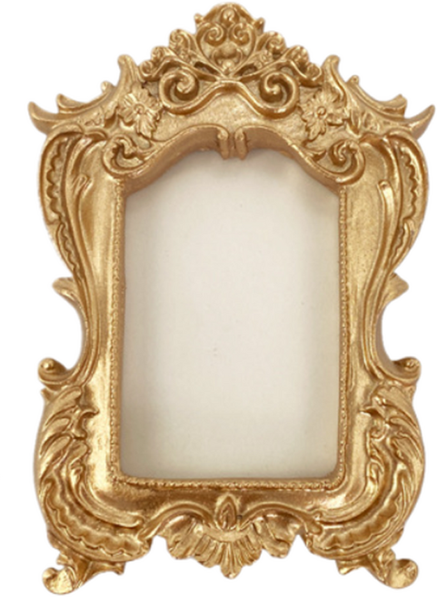 바이데 고급스러운 분위기 있는 앤틱 미니 액자 5, 1개, 골드5