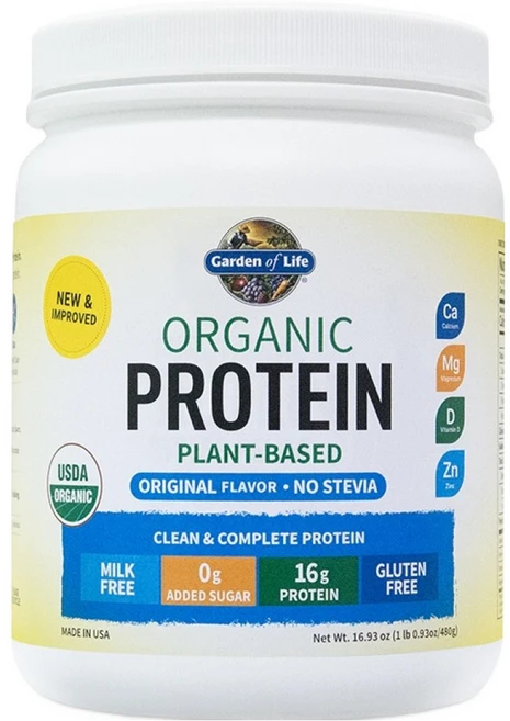가든오브라이프 유기농 프로틴 오리지널, 480g, 1개 - 쿠팡