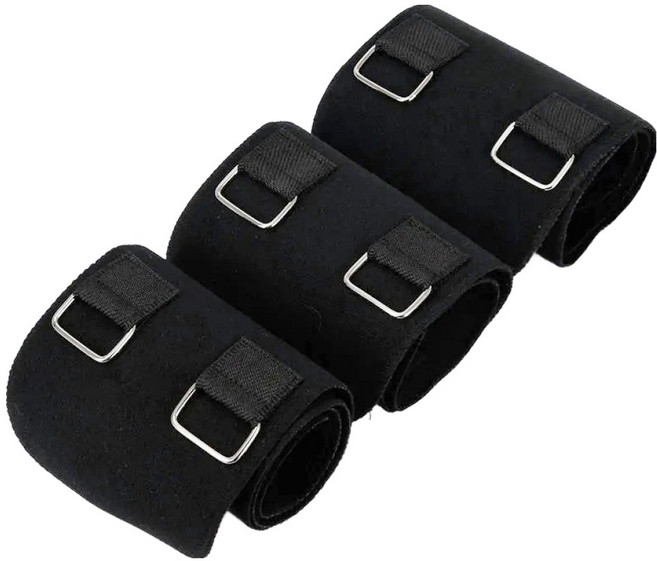 썸즈마인 바른자세 다리 밴드 벨트 블랙, 1세트