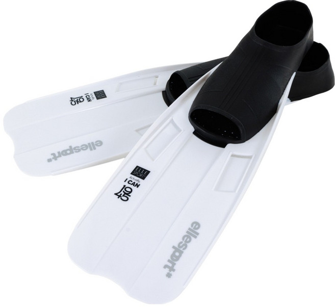 엘르 스포츠 오리발+매쉬백 세트, 화이트