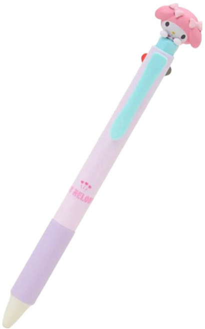 펜텔 산리오 마이멜로디 마스코트 에너겔 2색 볼펜 0.5mm, 혼합색상, 1개