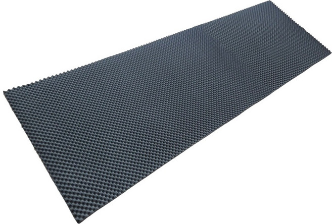 닥터하우스 현관문 셀프 시공 접착식 계란형 난연 방음패드 흡음보드 100 x 200 cm 25T, 차콜, 1개