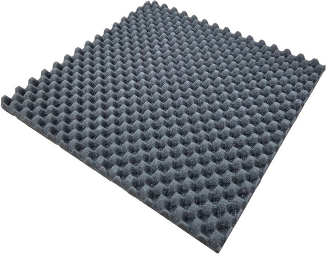 닥터하우스 현관문 셀프 시공 겔타입 벽지 손상 방지 계란형 난연 방음패드 50 x 50 cm 25T, 차콜, 1개