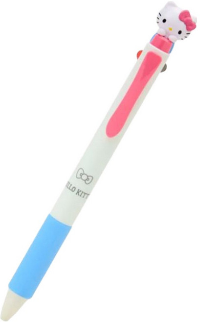 산리오 마스코트 펜텔 에너겔 2색 볼펜 0.5mm, 헬로키티, 1개