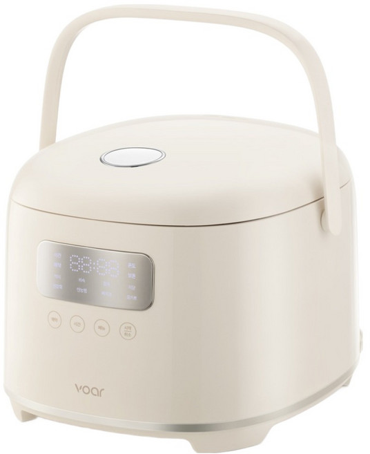 보아르 다이닝 저당질 미니 소형 밥솥 6인용, 아이보리, VERC-004IV