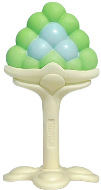 앙쥬 유아용 청포도 치발기 + 케이스 세트, 1세트, 혼합색상 - 쿠팡