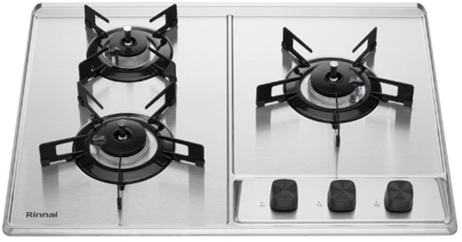 린나이 빌트인 가스레인지 3구 고객직접설치, ONBS601DJ, LNG