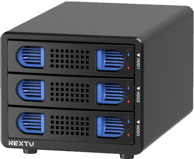 넥스트유 하비온 3베이 DAS USB3.0 5Gbps HDD SDD 923U3 데이터스토리지, 1개