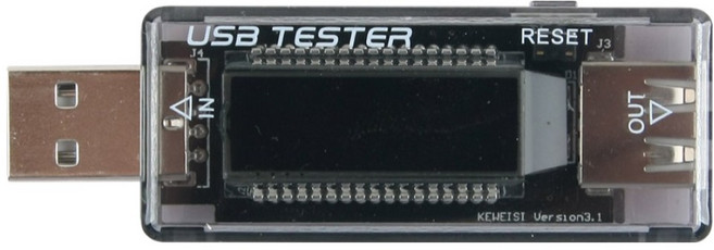 컴스 USB 테스터기 전류 전압 측정 BB631, 1개