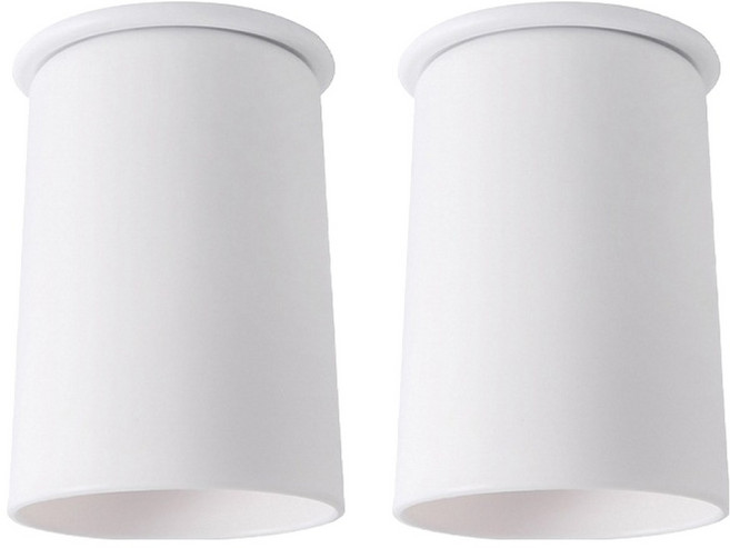 hillo 이지 스탠다드 꺼꾸리 자석 양치컵, 화이트, 2개