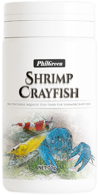 필그린 새우 가재 열대어 사료, 70g, 1개