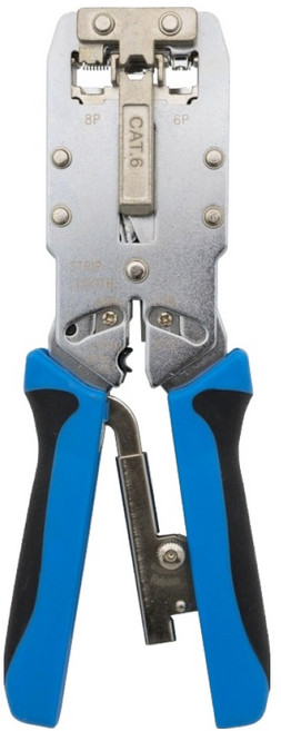 컴스 멀티 모듈러 크림핑 랜툴 RJ45 RJ12 RJ11 TT863, 1개