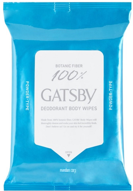 갸스비 데오도란트 샤워티슈 파우더 쿨시트러스 10매, 1개, 63g