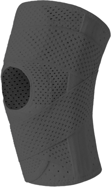 웰롯 편안한 무릎보호대 블랙 B타입, 1개