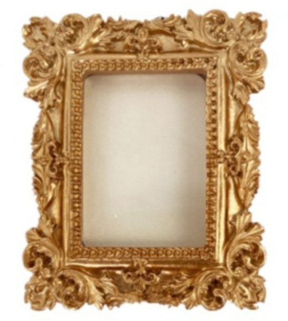 바이데 고급스러운 분위기있는 앤틱 미니액자, 골드2, 1개