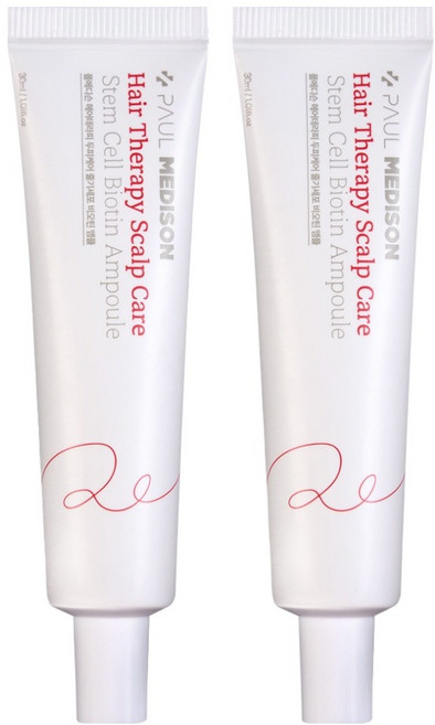 폴메디슨 헤어테라피 두피케어 줄기세포 비오틴 앰플, 2개, 30ml