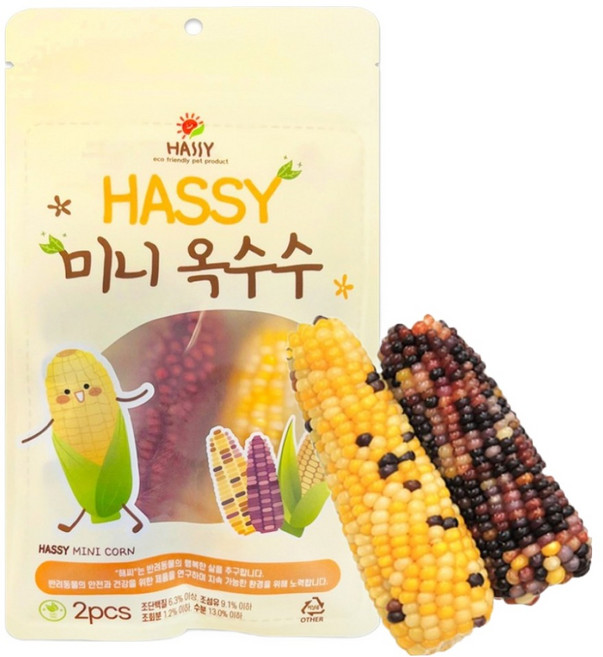 해씨 미니 옥수수 2p, 2개, 60g