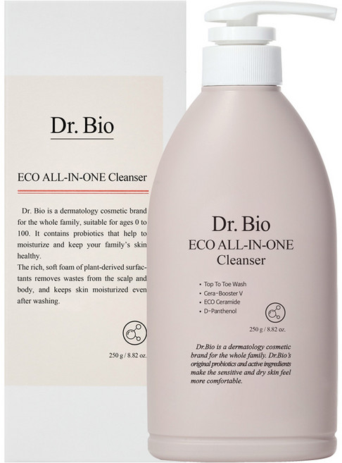 Dr.Bio Eco 多合一潔膚沐浴露, 250g, 1個
