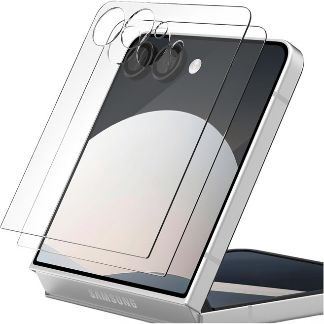 모란카노 플래쉬 강화유리 휴대폰 액정보호필름 2p 세트, 1세트