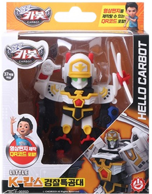 초이락 헬로카봇 리틀 K 캅스 피규어, 혼합색상, 1개