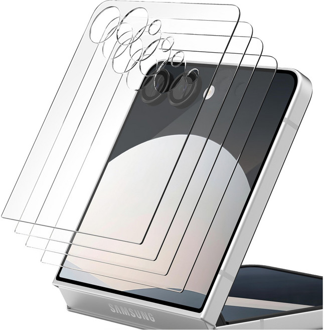 모란카노 플래쉬 강화유리 휴대폰 액정보호필름 4p 세트, 1세트