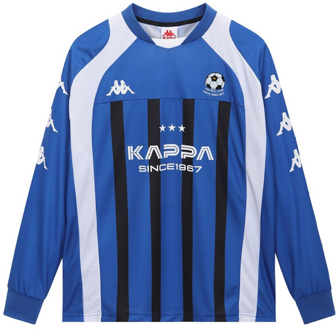 카파 F C K P 스트라이프67 축구 유니폼 상의 P232DURL221
