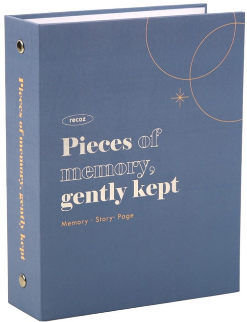 리코즈 루나 포켓 네컷앨범 4x6, 문네이비, 40매